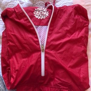 3/4 zip-up rain jacket — Eddie Bauer